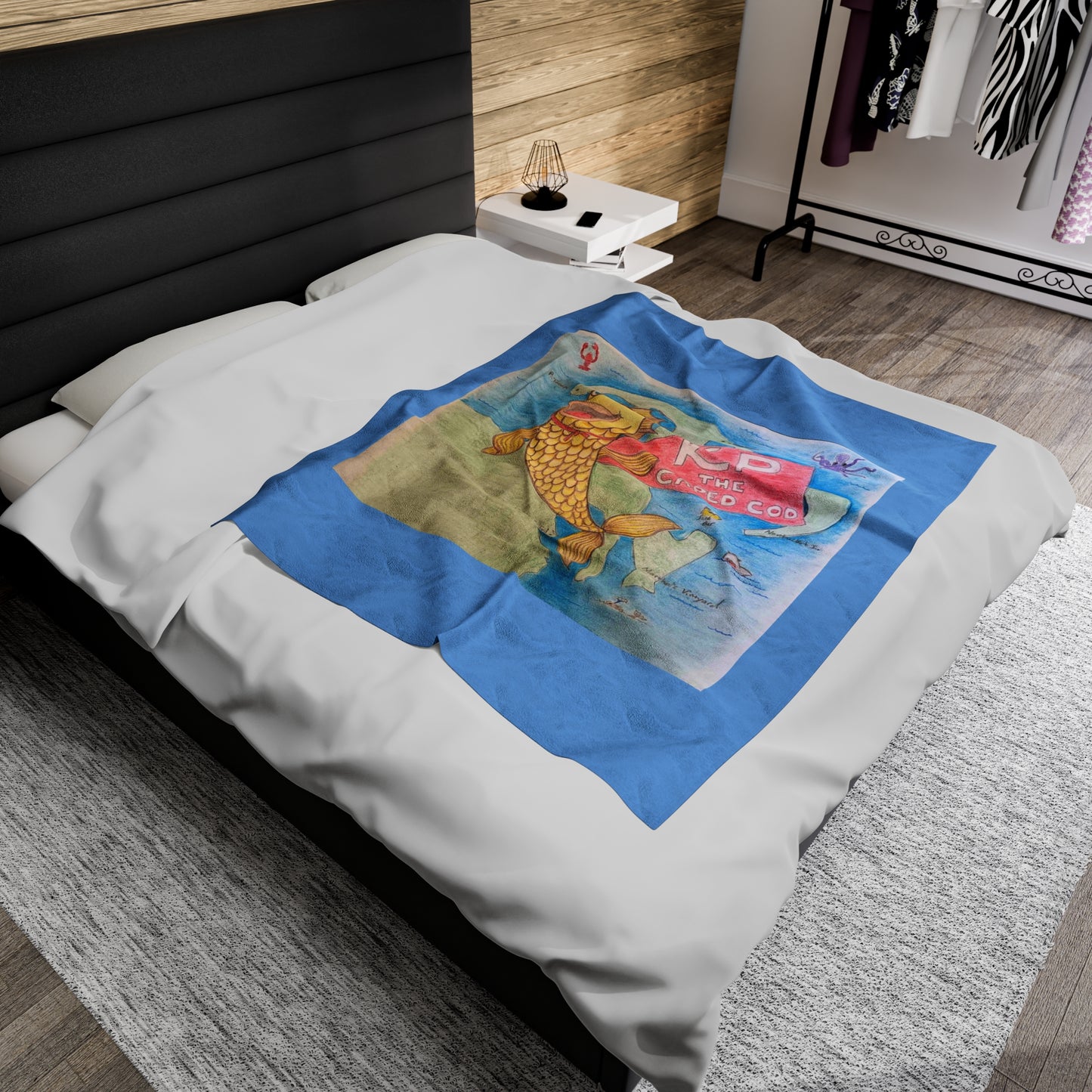KP the Caped Cod Plush Blanket