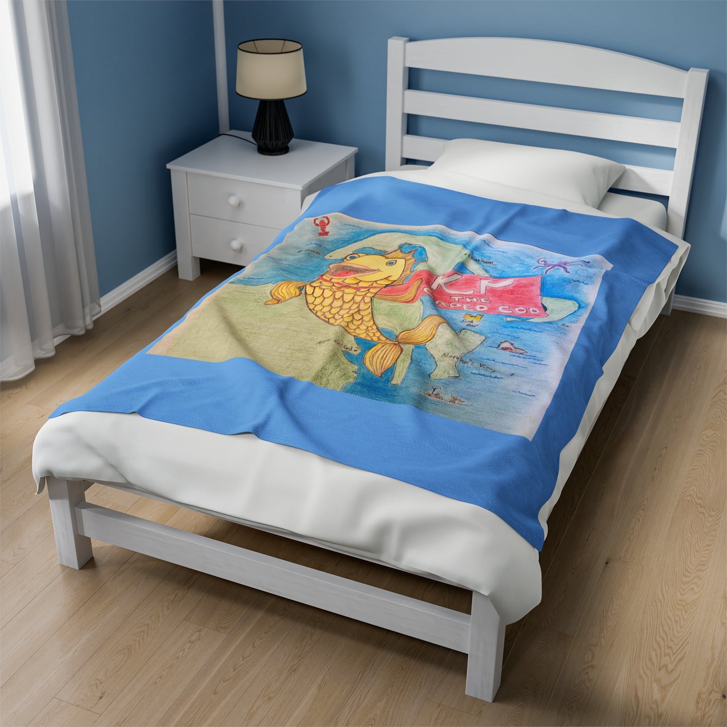 KP the Caped Cod Plush Blanket